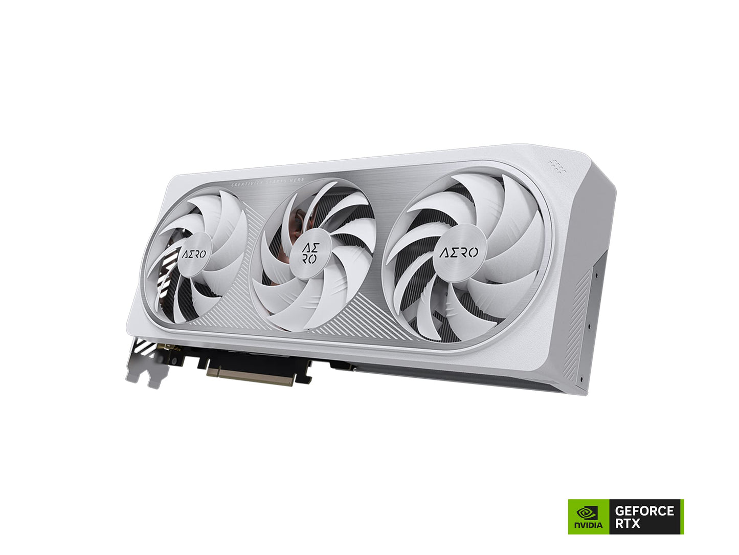 GIGABYTE GeForce RTX 4070 Ti AERO OC 12GB Graphics Card, 3X WINDFORCE Fans, GV-N407TAERO OC-12GD