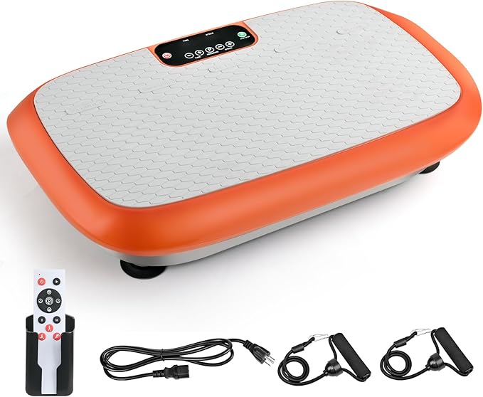 Vibration Plate Exercise Machine for Weight Loss Fitness Equipment, Vibration Plate Platform for Home Fitness,Lymphatic Dr...