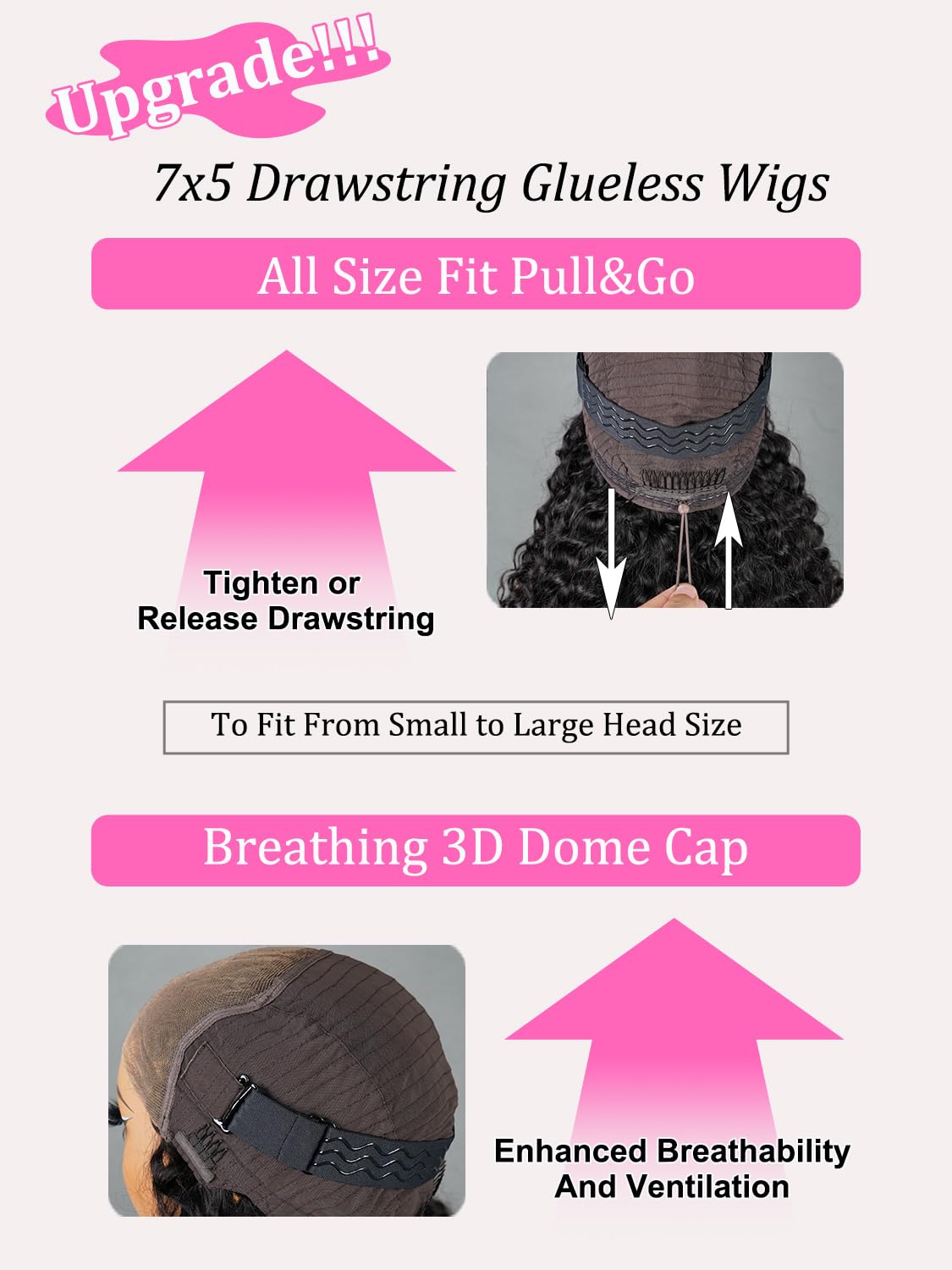 Curlyme Water Wave Wear Go Wig Pre Bleached Tiny Knots Transparent Lace Glueless Wig Human Hair Pre Plucked Pre Cut 7x5 Lace Clo