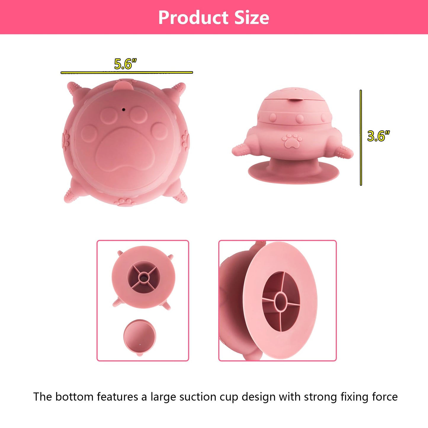 Newborn Puppy and Kitten Feeder, Milk Feeding Bowl – 4-Nipple Design for Easy Nursing of Small Pets
