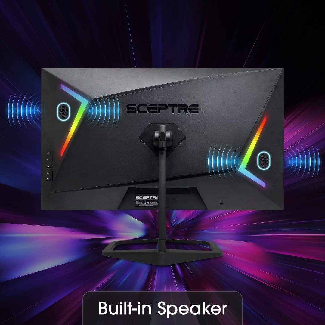 Sceptre 27-Inch 240Hz Gaming Monitor 1Ms 99% Srgb Amd Freesync Premium Displayport X2 Hdmi X2 Build-In Speakers, Machine Black (