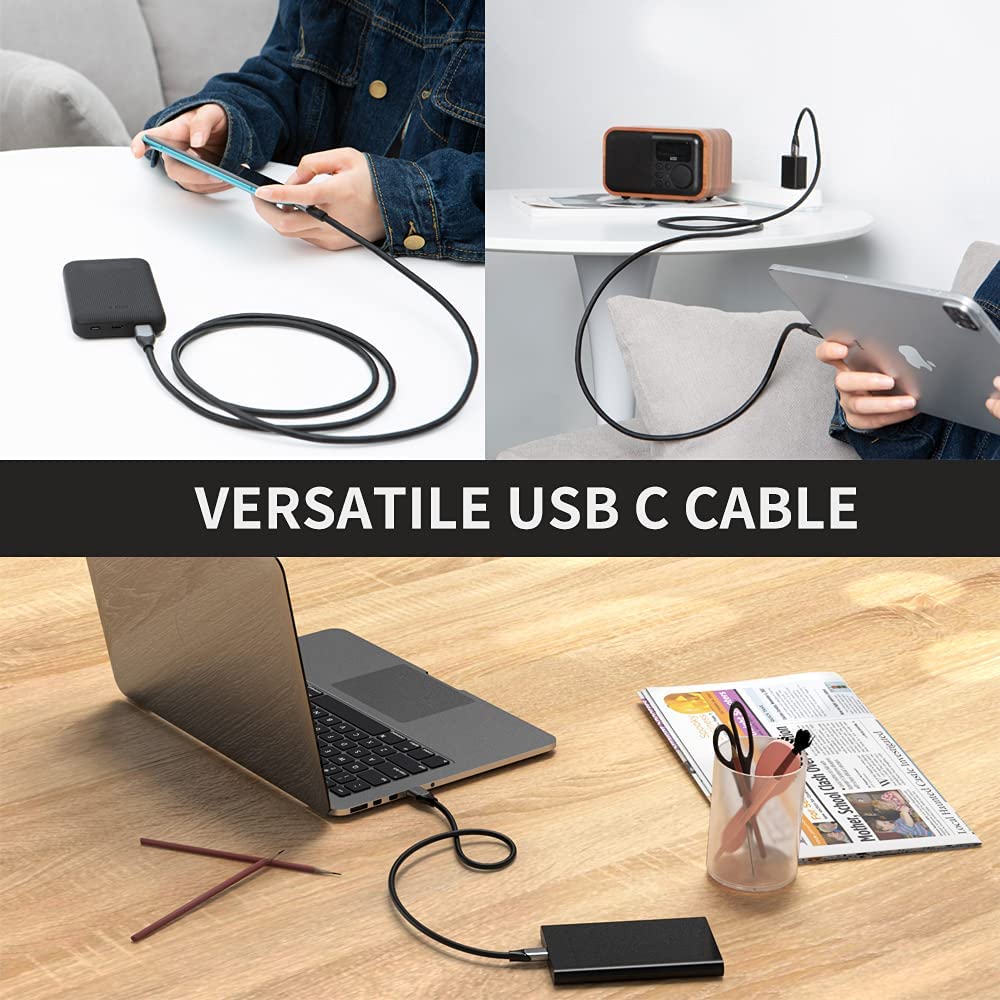 Cablecreation Usb A To Usb C Cable 3.3Ft, Usb-C To Usb 3.1 Usb 3.2 Gen2 10Gbps Usb-A To C Data Cord, Android Auto Cable 3A For T