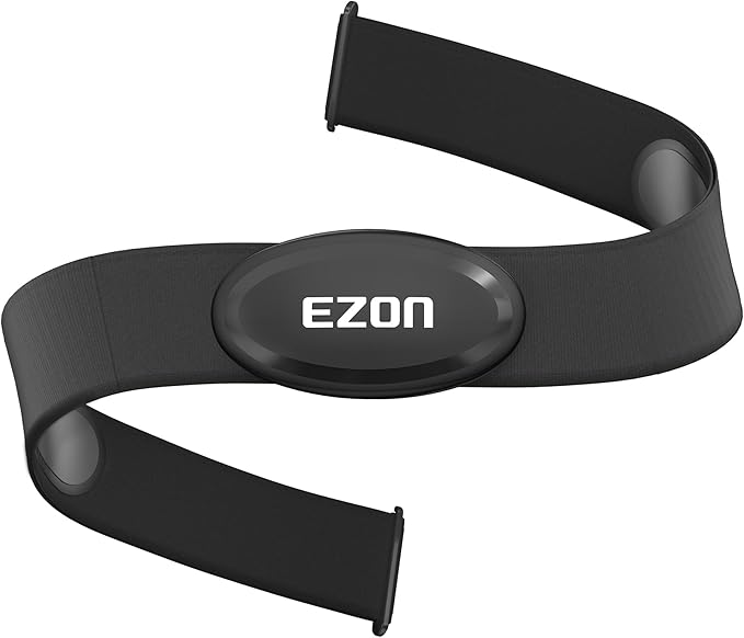 C009Pro Heart Rate Monitor Chest Strap with BLE 5.1& ANT+,HR Monitor Chest Sensor,Up to 400H Battery Life,Sitable for Runn...