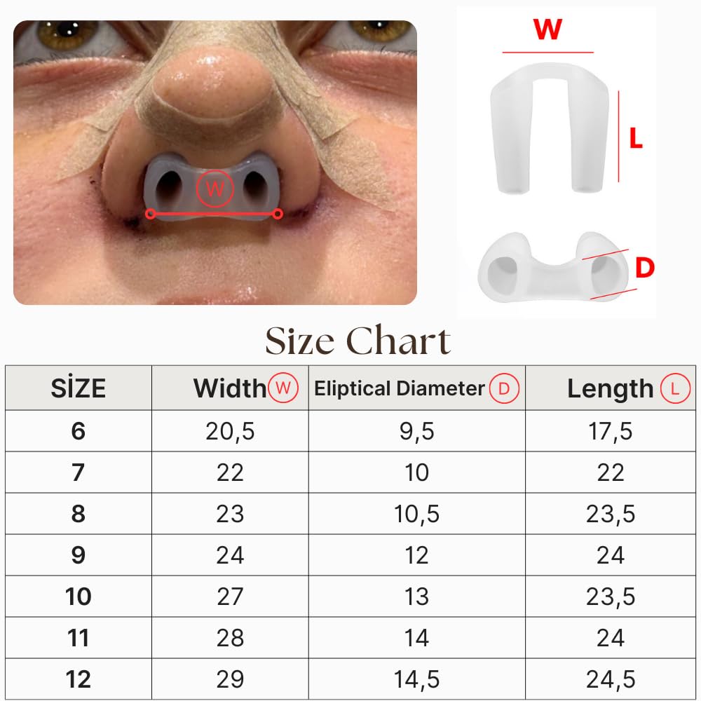 Nostril Retainer | Nostril Retainer for Rhinoplasty Recovery | Nose Retainer for Surgery | Nose Shaper & Support Device | 100% High-Grade Silicone | Post-Surgery Nostril Shaping & Recovery Aid (8)