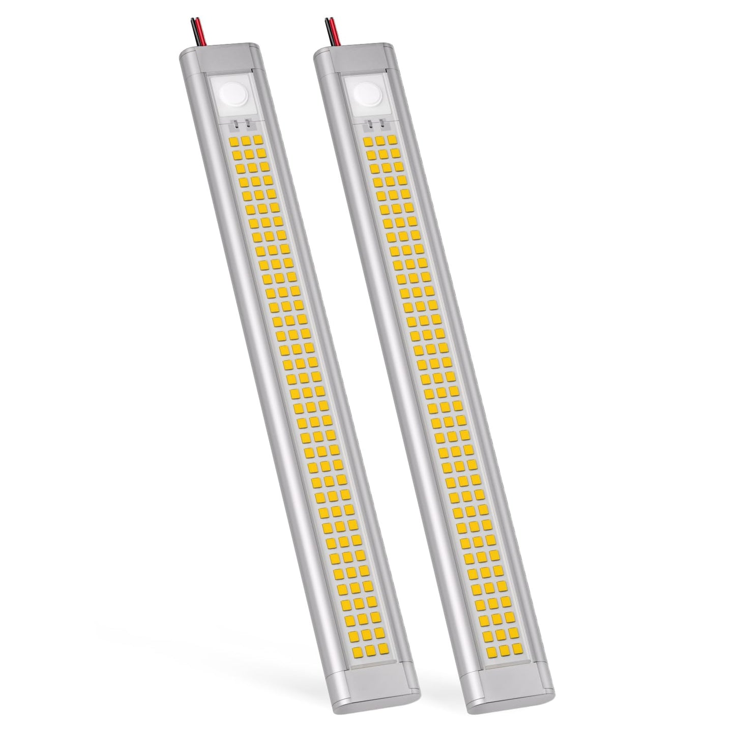 12 Volt Led Lights  Enclosed Trailer Light  Rv Interior Lighting  4000K String Lights For Trailer  Truck  Van  Rv(2Pack  Silver)