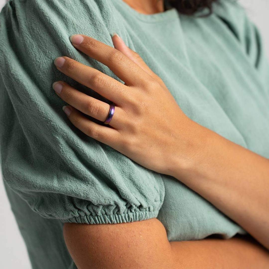 Enso Rings Thin Legend Silicone Ring | Made in The USA | an Ultra Comfortable, Breathable, and Safe Silicone Ring (Dragon, 5)