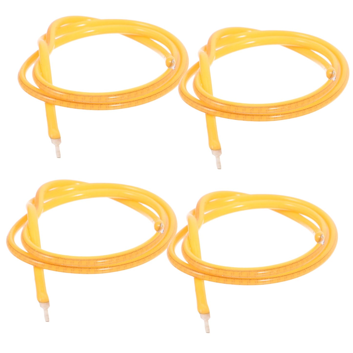 jojofuny 4pcs LED Filament 300mm Flexible Filament Light for Retro Bulb Repair Accessories - Warm Light Source for Indoor_Outdoo