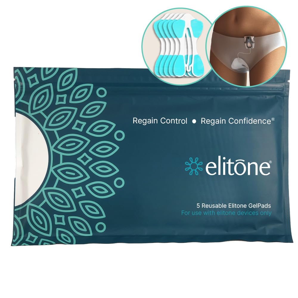 ELITONE GelPad 5-Pack (Replacement), Incontinence Bladder Leak Treatment