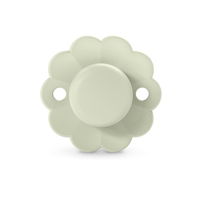Suavinex Wonder Baby Pacifier, SX Pro Silicone Nipple, Reversible, Non Irritating Shield Design, Pacifiers 6-18 Months, Made in Europe, Almost Aqua