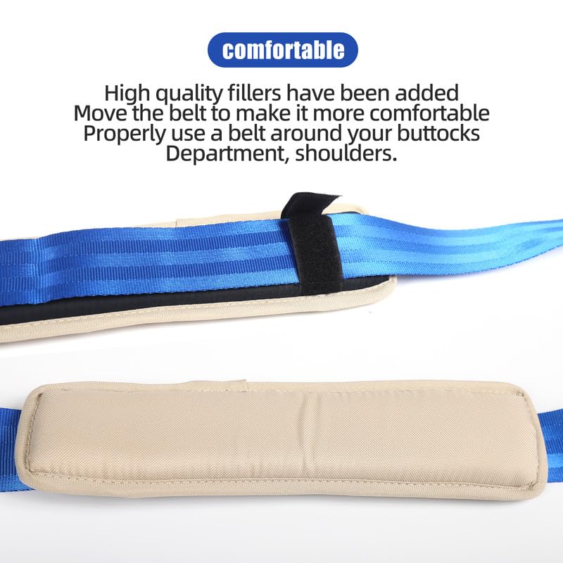 Mobilization Belt 2025 New with Adjustable Thick Cushioning Pad - Premium Mobilization Belt Physical Therapy, Designed for...
