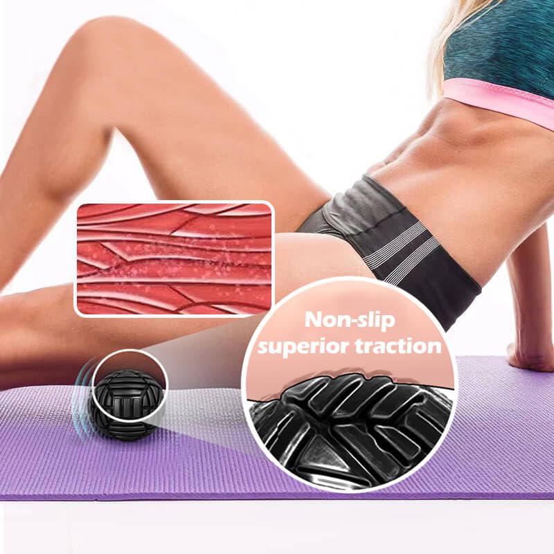 TETOP Fitness Muscle Massage Ball, 3.15in, Therapy Ball for Trigger Point Massage, Trigger Point Ball for Myofascial Relea...