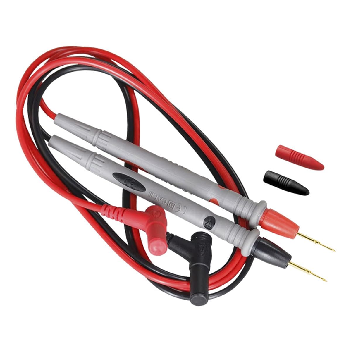 Test leads 1000V 20A Ultra-Sharp Gold-Plated Test Probe Lead for Multimeter Meter Test lead, 40.5 inch / 103 cm, multimeter test leads for Fluke/AstroAI/INNOVA/Klein Multimeter Electronic Clamp tester