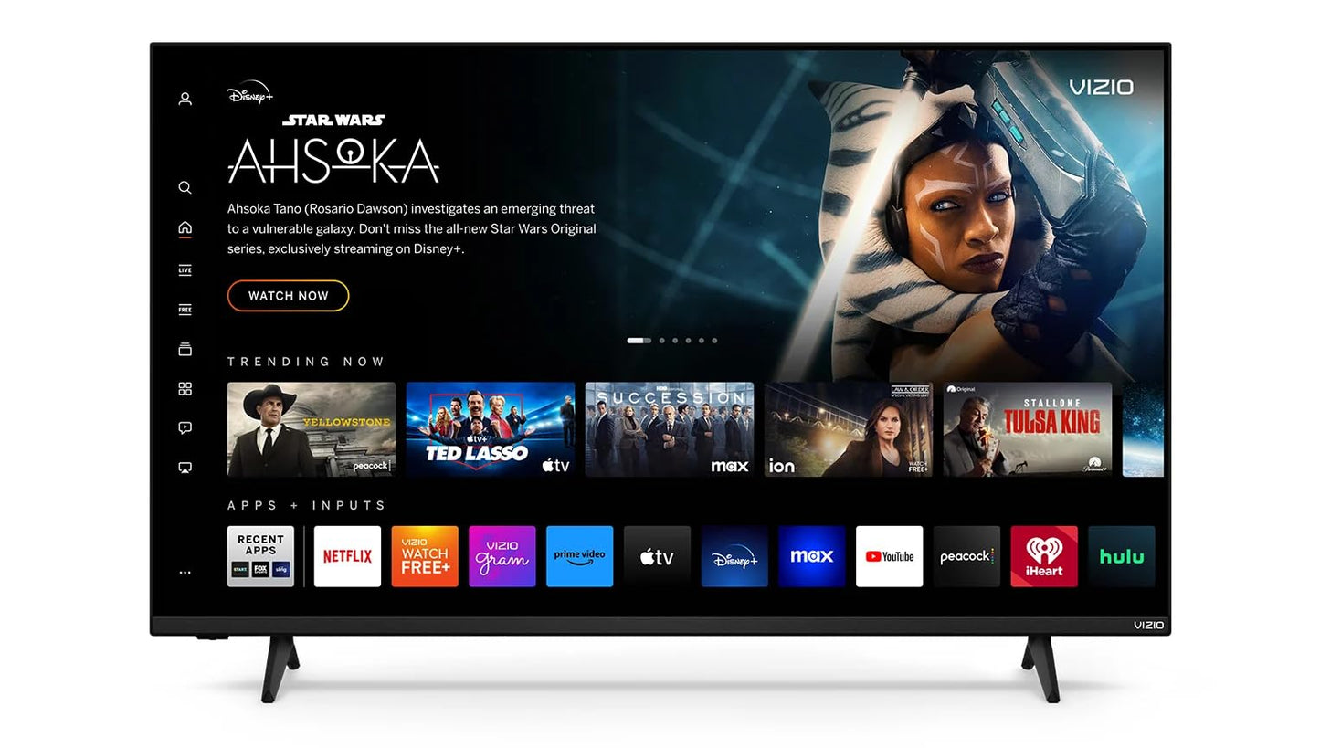 VIZIO V-Series 50 Inch 4K UHD LED Smart TV, Bluetooth Capable, with Dolby Vision HDR HDR10+ HLG, DTS Virtual X, Wifi 6 Dual-Band, HDMI VRR and IQ Active (V4K50C-0809) (Renewed)