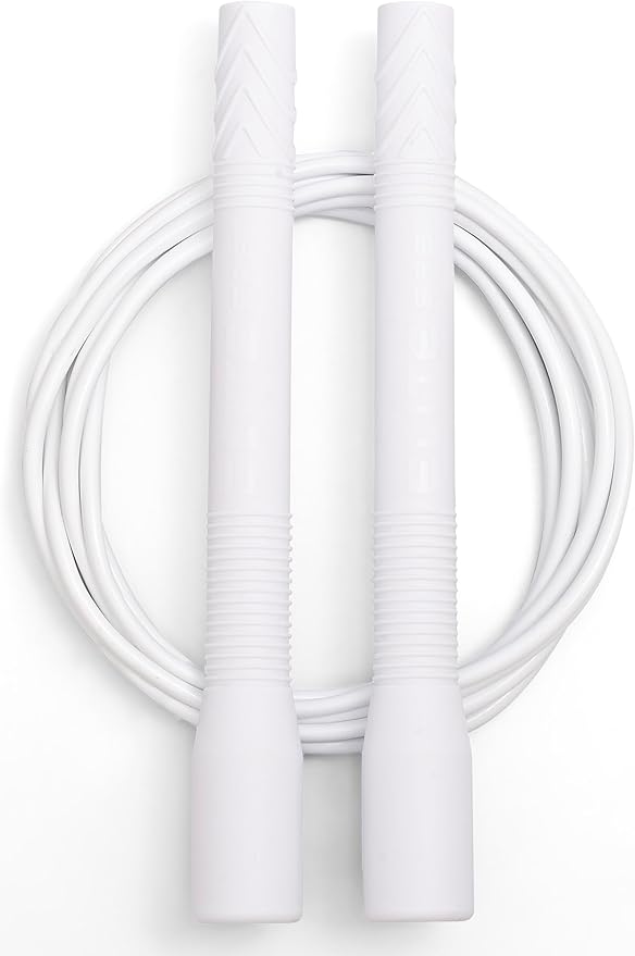 Elite Jumps Fit Rope or Fitness - Premium 4mm Pvc Speed Jump Rope - Indoor and Outdoor Exercise - Adjustable Cables, Aerob...