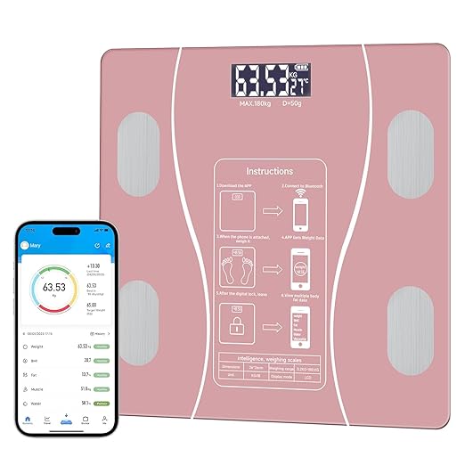 Intelligent Body Fat Scale, a Simple and Practical Digital Scale That can be Connected to a Mobile Digital Bathroom Scale ...