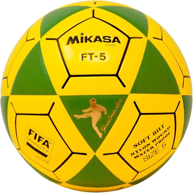 Mikasa FT5 Goal Master Soccer Ball, Green/Yellow, Size 5