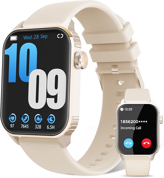 DIVOAZBVO Smart Watches for Women Men, 120 Sports Modes Smartwatch with 1.83 inches HD Display, Heart Rate/Sleep Monitor, ...