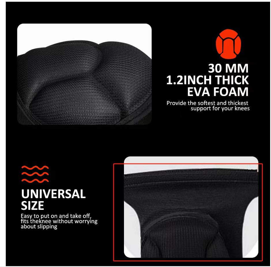 Knee Pads for Garden, Gardening, House Cleaning, Construction Work, Dancing, Volleyball, Flooring, Climbing, Riding Kneepa...
