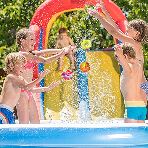 HFATMOS Water Splash Balls Float, Mini Bomb Balls for Pool, Absorbent Ball for Activities, Kids Pool Toys Summer Beach Soa...