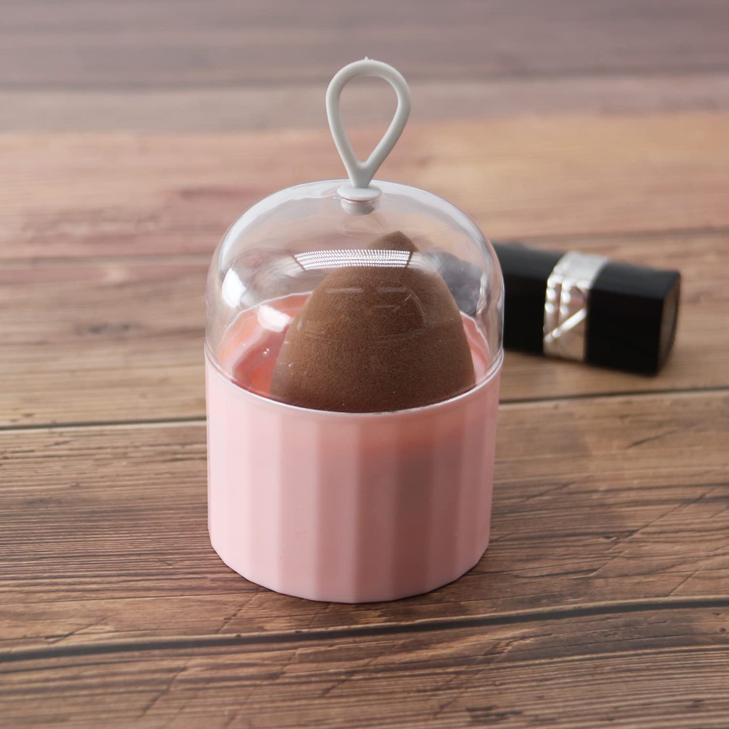 Bird&Fish Makeup Sponge Blender Holder Travel Carrying Case Sponge Drying Rack Stand Holder Egg Powder Puff Drying Shelf Cute NO