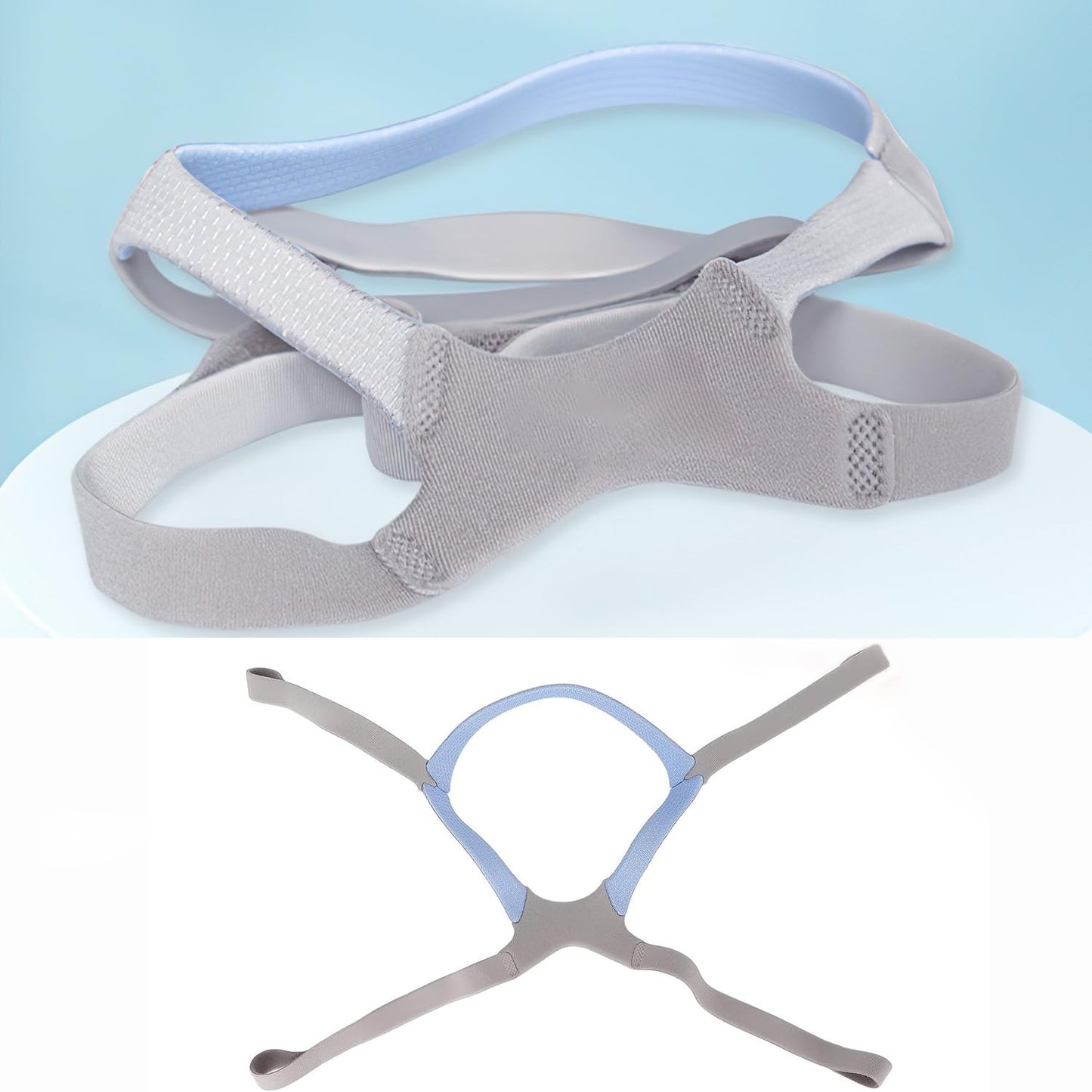 Replacement Universal Nasal Guard Headgear, Replacement Headgear for ResMed Mirage FX Nasal Guard, Breathing Machine Accessory for Mirage FX Elastic Fabric Strap