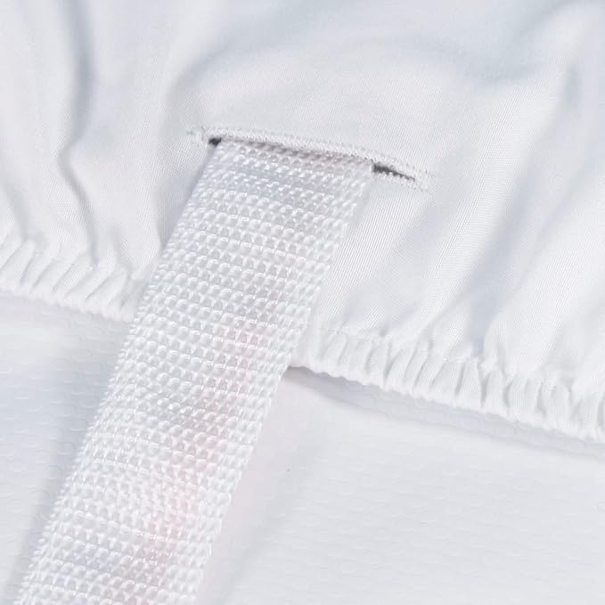 CaSaJa White Diaper Changing Pad Cover with Strap Holes Set of 3, Snug Fit 4-Sided Contoured Changing Table Pad 16x31 16x32, Fitted Change Pad Sheet Neutral, 100% Silky Soft Microfiber