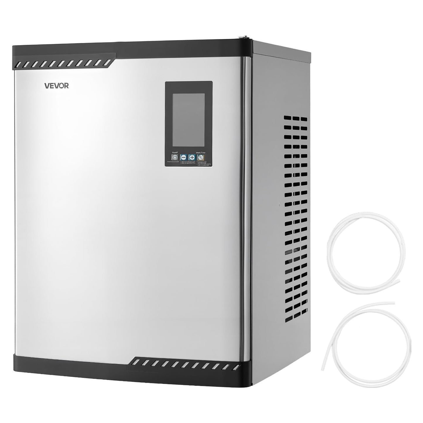 VEVOR Commercial Ice Maker Machine - Head, 800 Lbs/Day Stainless Steel Ice Machine with Scheduled Ice-Making, Self-Cleaning, Adjustable Thickness, Ideal for Restaurant Bar Cafe Hotel - Head Only