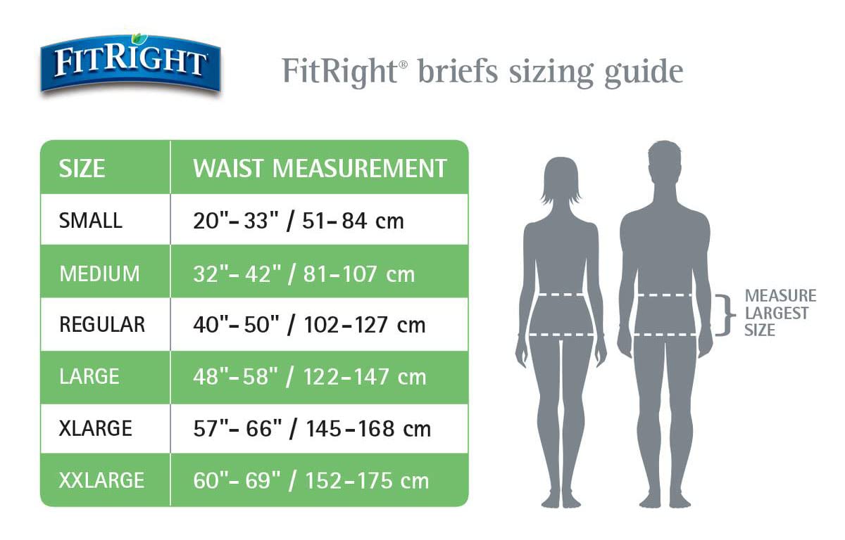 FitRight OptiFit Extra Adult Briefs, Incontinence Diapers with Tabs, Moderate Absorbency, Small, 20 to 32", 20 Count