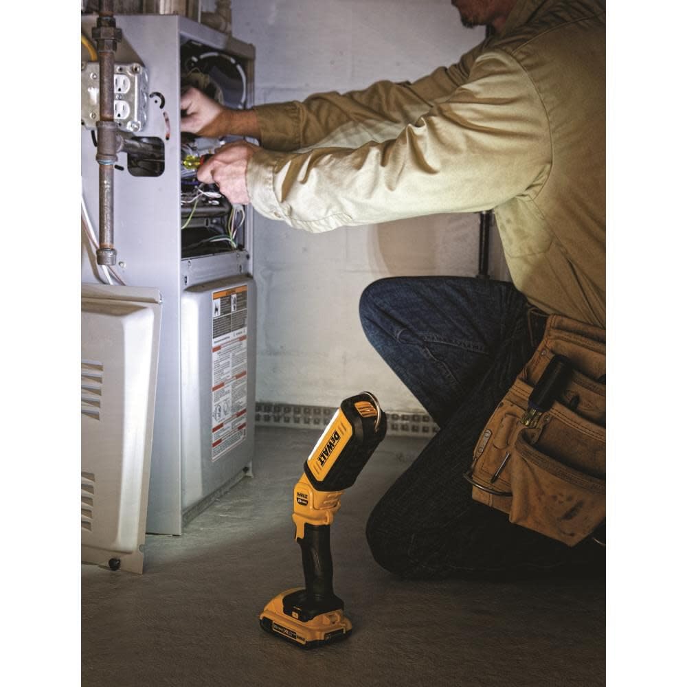 DEWALT 20V MAX LED Work Light, Rechargeable Flashlight, Pivoting Head, Bare Tool Only (DCL050)