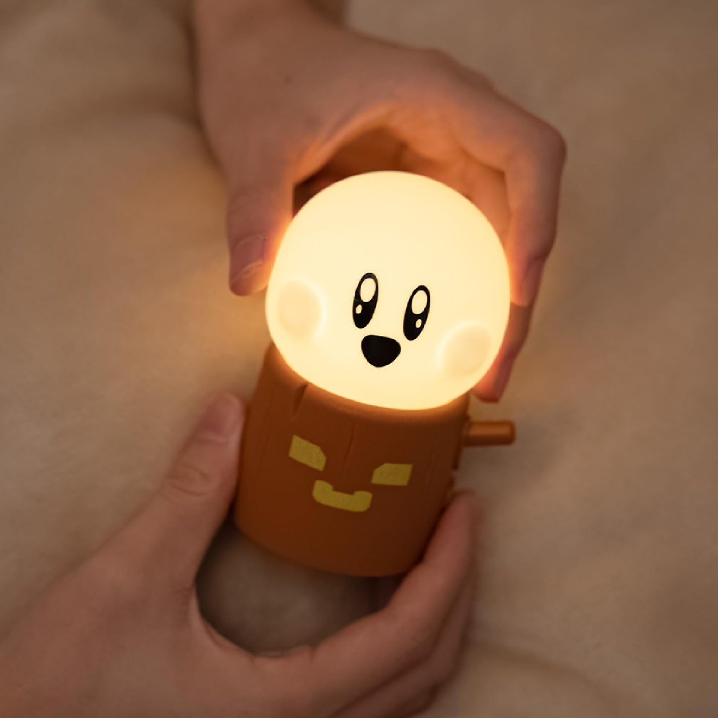 Deogos Ghost Campfire Night Light  Small Ambient Lamp  Cute Night Light  2 Modes/Rechargeable/Cordless/Dimmable Brightness  Warm Lamps For Kids Sleep Buddy  Work/Study Buddy  Gift