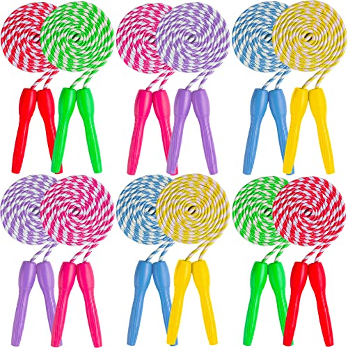 Ram Pro All Purpose Jump Rope Stripe Ropes With Plastic Handles for any Skill Level