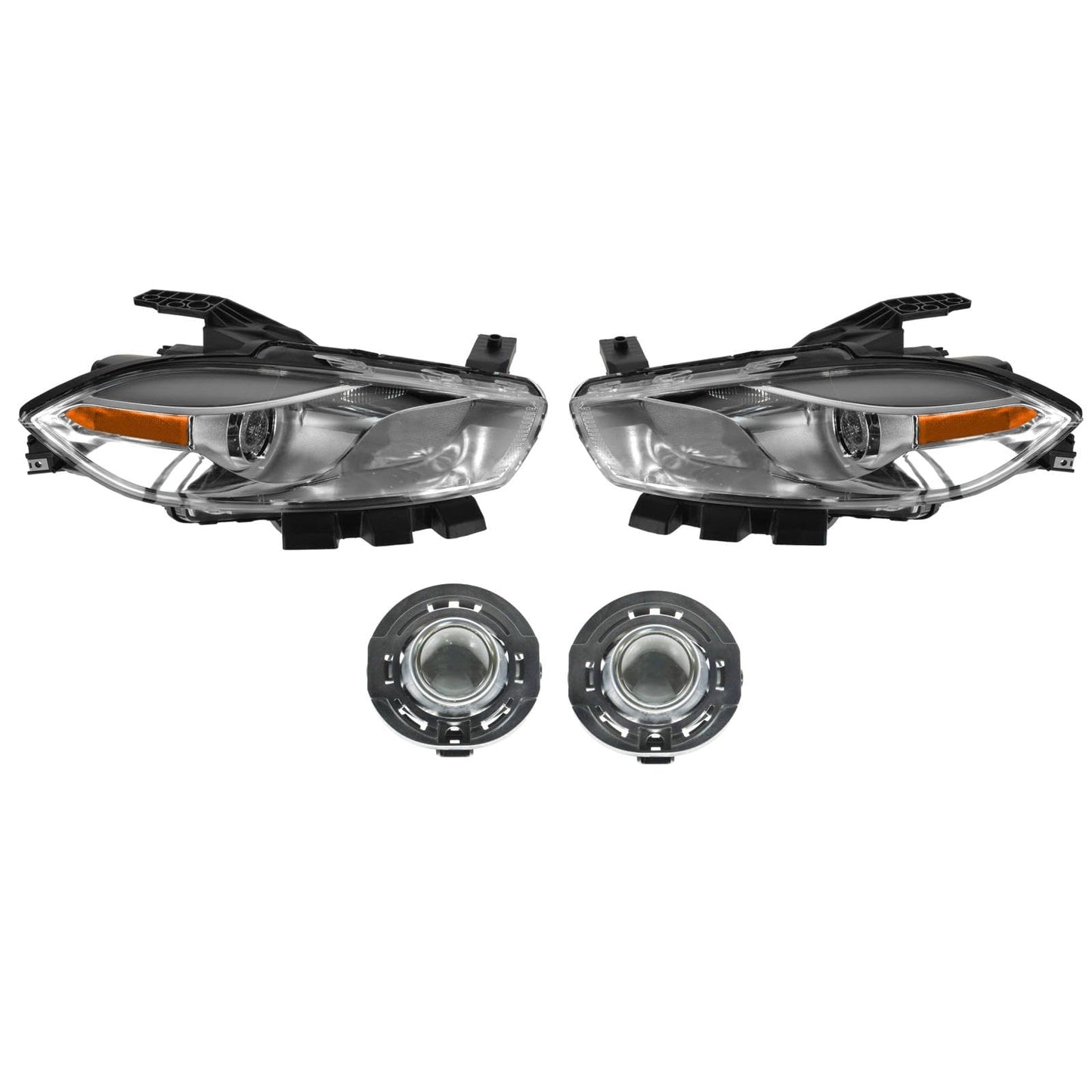 Trq Lighting Kit Ch2518143 Ch2519143 Ch2594105 Compatible With 2013-2016 Dodge Dart
