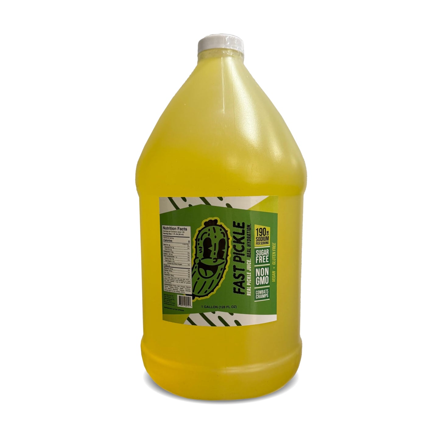 Fast Pickle Pickle Juice - 1 Gallon Electrolyte Drink for Hydration  Muscle Cramps & Recovery  No Sugar  Natural Ingredients