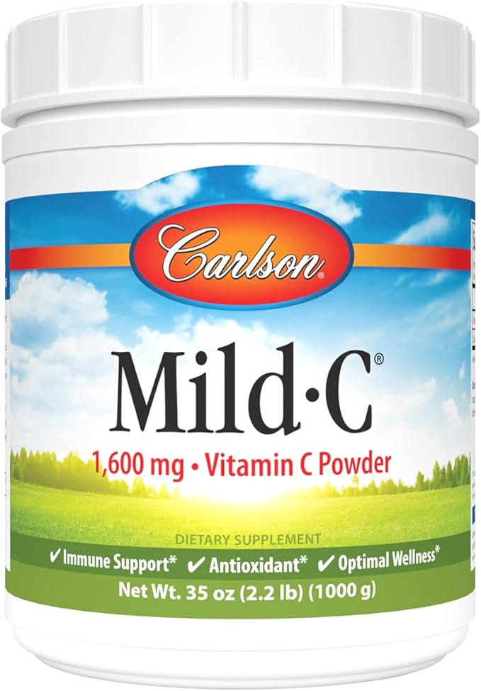Carlson - Mild-C, Vitamin C Powder, Supports Healthy Immune Function, 35 oz (1,000 g)