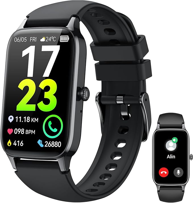 Smart Watch for Men Women(Answer/Make Call), 2025 Fitness Activity Tracker 1.57” Smartwatch with Heart Rate/Sleep Monitor/...