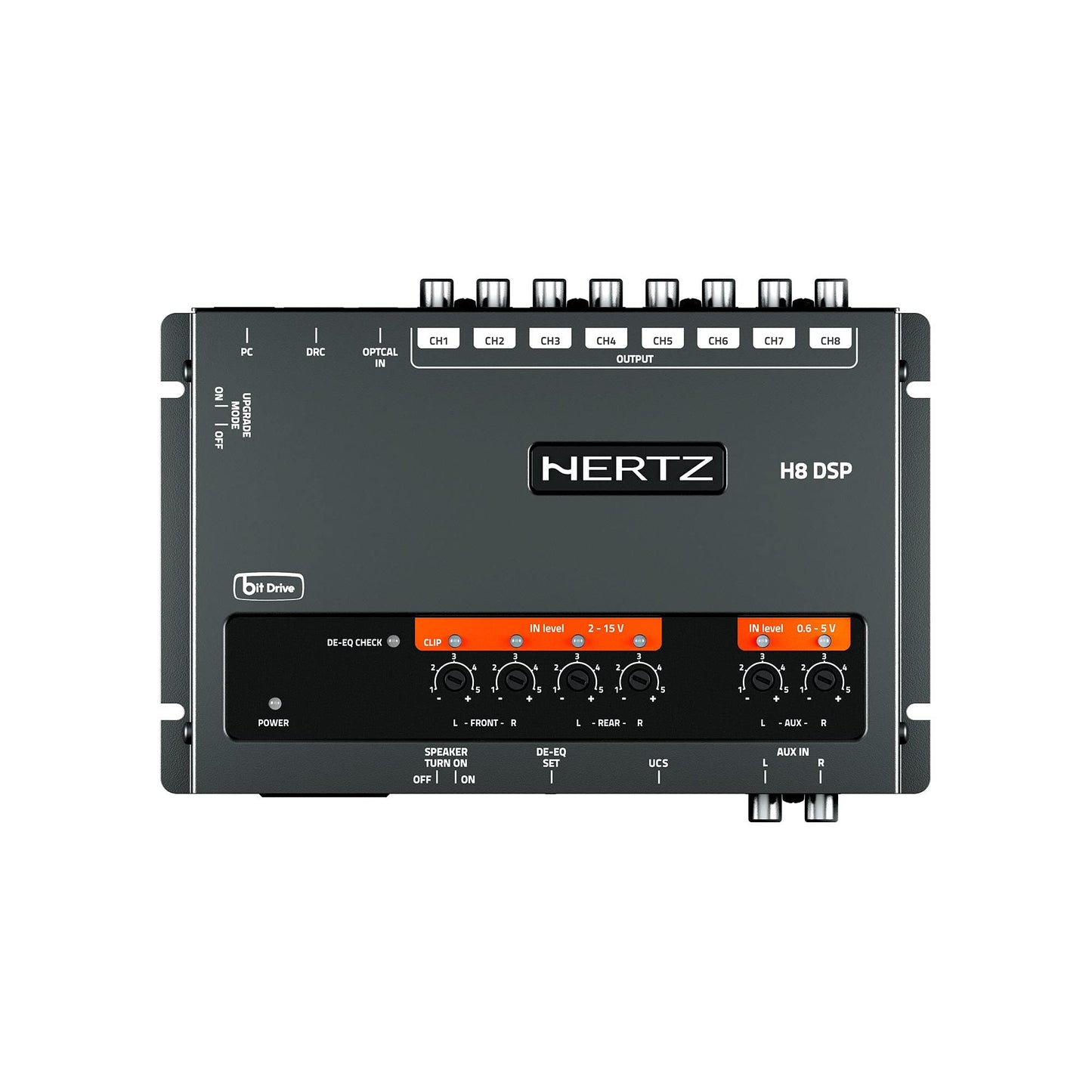 Hertz H8-Dsp-Drc High Performance 8 Channel Digital Interface Processor + Drc He Remote Control