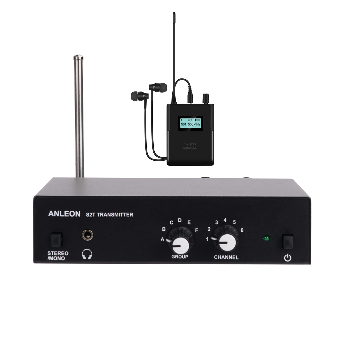 Anleon S2 Wireless In-Ear Monitor System Uhf (561-568Mhz, Transmitter And Receiver)