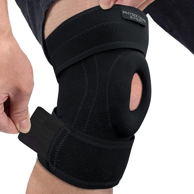Physix Gear Knee Brace for Men & Women - Adjustable Patella Compression Knee Support for Arthritis, ACL & MCL, Meniscus Te...