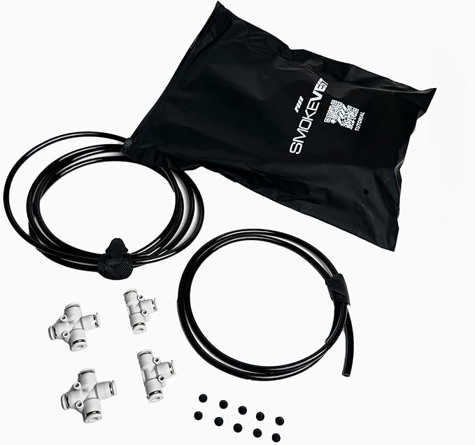 PMI Smoke Vest Harness for SmokeNINJA Pro/SmokeNINJA/SmokeGENIE – Wearable Fog Effect Accessory with Tubing, Heat-Resistan...