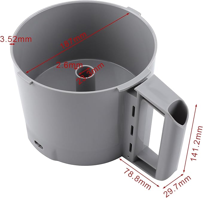 112204S commercial food processor Cutter Bowl Fit for robot coupe r2 parts 3L Gb,R2 DICE, R2 Dice, R2B, R2N