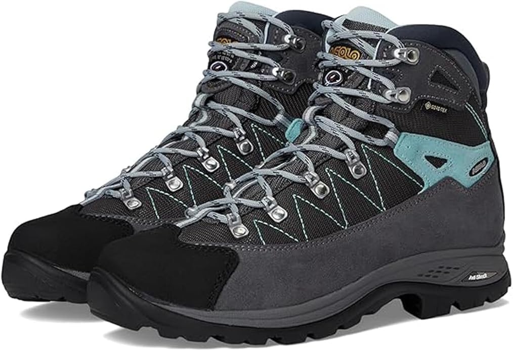 ASOLO Women's FINDER GV Water-Resistant Breathable Lightweight Cushioned Suede High Ankle Trekking Hiking Boots | Leather Cap