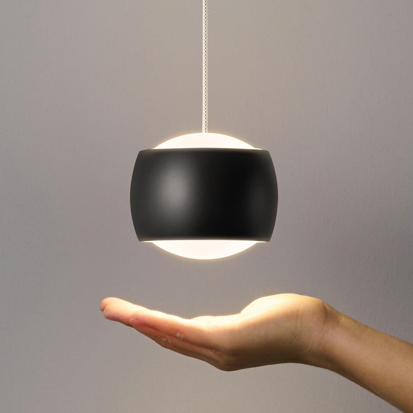Adcthome Modern Led Dimmable Pendant Light Fixtures Mini Island Pendant Lighting For Kitchen Island Dinning Room Bedroom Bar  Kitchen Island Ceiling Hanging Light Fixtures(Black-3-Pack)