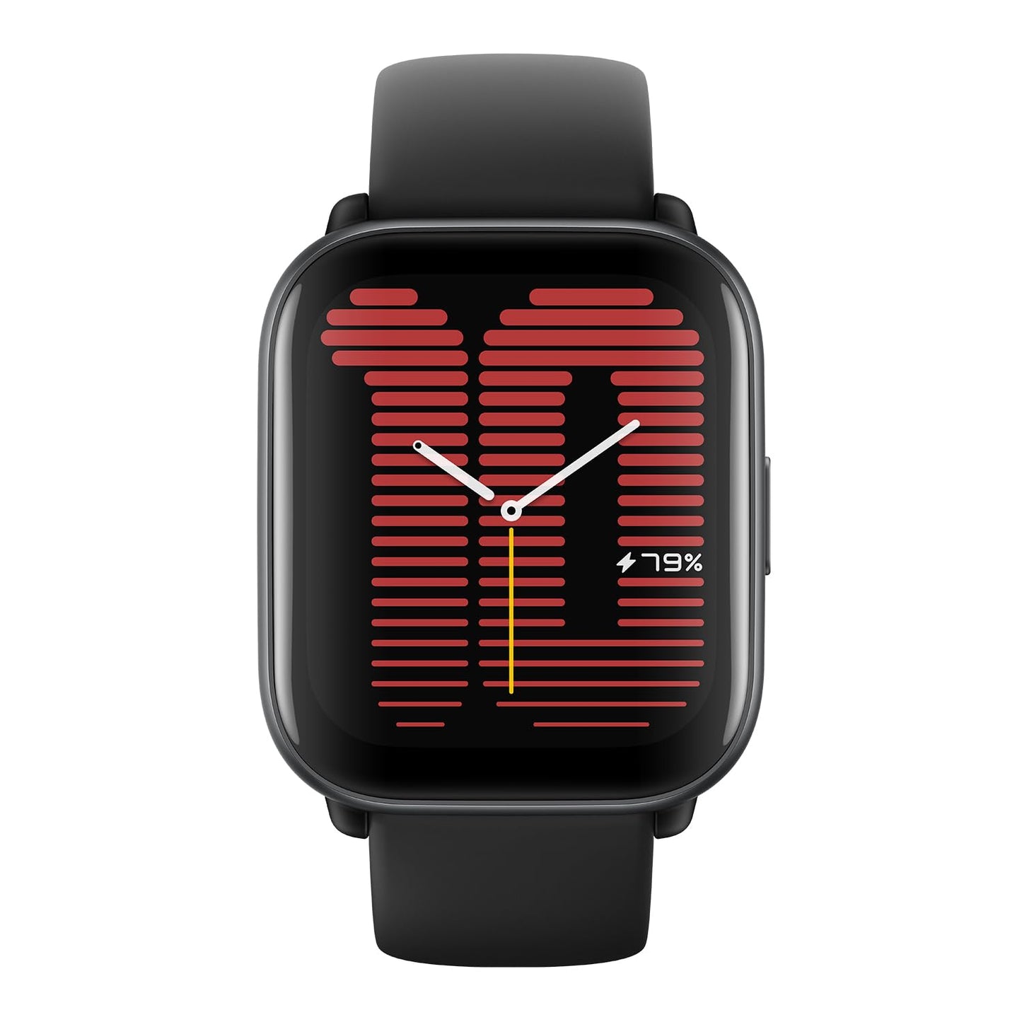 Amazfit Certified Renewed Active Smart Watch for Men & Women, Alexa Built-in, Fitness Tracker with AI, GPS, Bluetooth Calling & Music, 14 Day Battery, Black (Renewed)