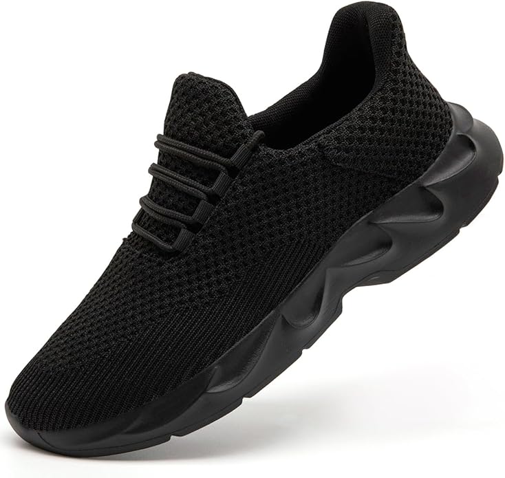 DLWKIPV Barefoot Shoes Men Wide Toe Box Running Zero Drop Grounding Non Slip Sports Trail Athletic Footwear Walking Workou...