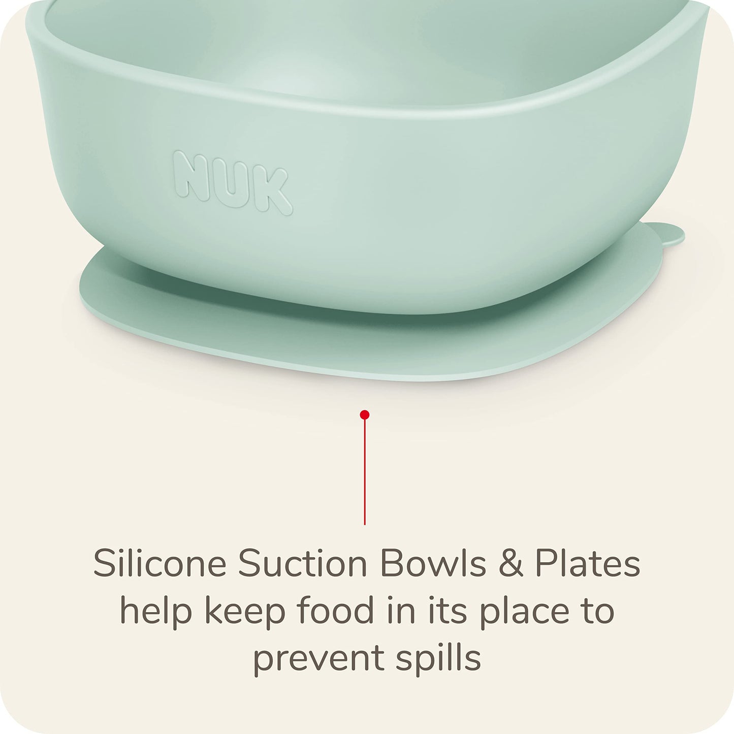 NUK Silicone Baby Straw Cup, Easy to Grip & Drink, Dishwasher-Safe, BPA-Free, Pack of 1