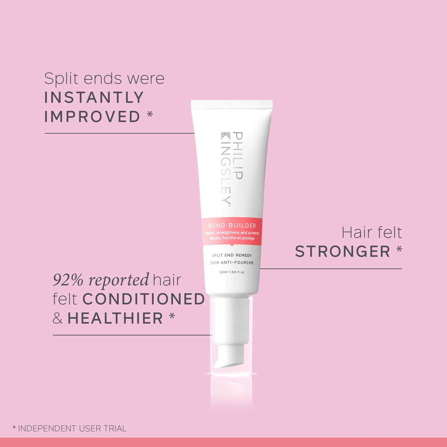 PHILIP KINGSLEY | Bond Builder Split End Remedy | Repairs and Seals Split Ends | Treatment for Damaged Hair | Protects and Stren