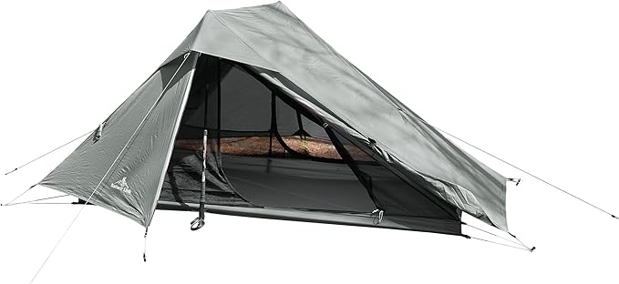 Nature Link Altair Two Ultralight Backpacking Tent, 2 Person Trekking Pole Backpacking Tent, Waterproof, Compact, 3 Seaso...