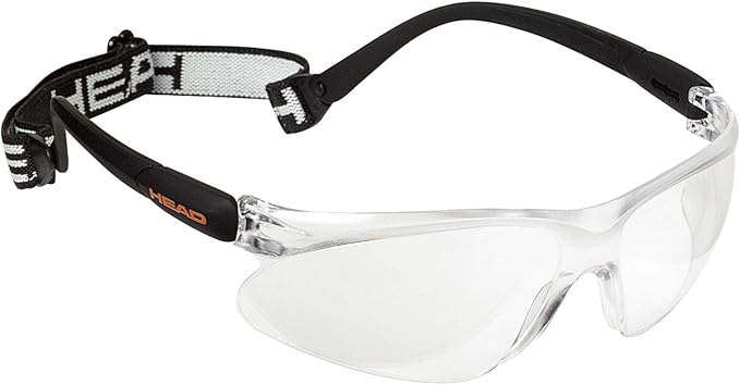 HEAD Impulse Racquetball & Squash Goggles, Anti-Fog & Scratch-Resistant Protective Eyewear with Adjustable Strap