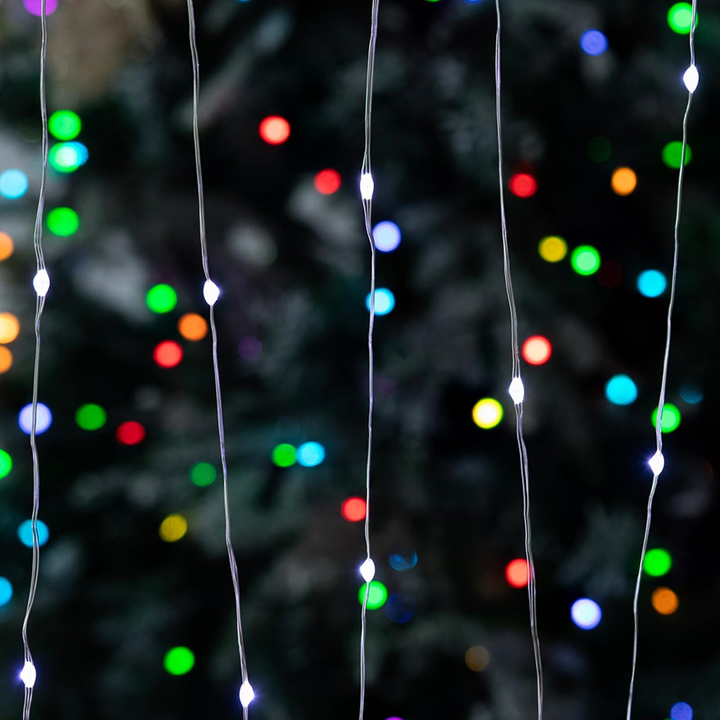Zeluxdot 400Ft Fairy Lights, 1200 Leds, Waterproof Silver Wire, Cool White, 8 Modes Remote For Indoor/Outdoor Decor