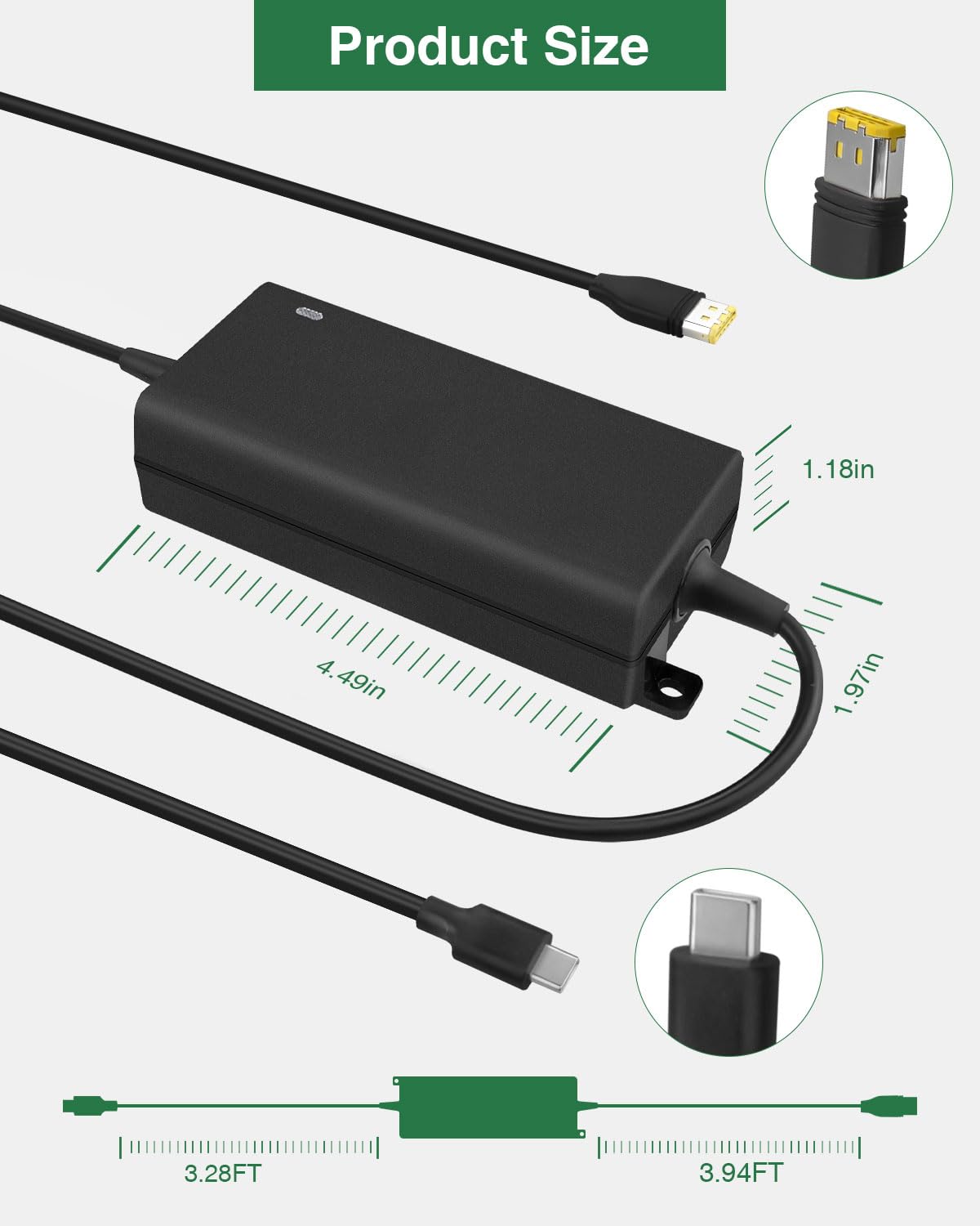 CPAP Machines Power Cord - 24V 65W Charger for ResMed Airsense 11 Air11 S11 AirMini AutoSet Elite 39205 E1399, 【20V PD 100W USB-C Port Converter to 24 Volt CPAP Port】